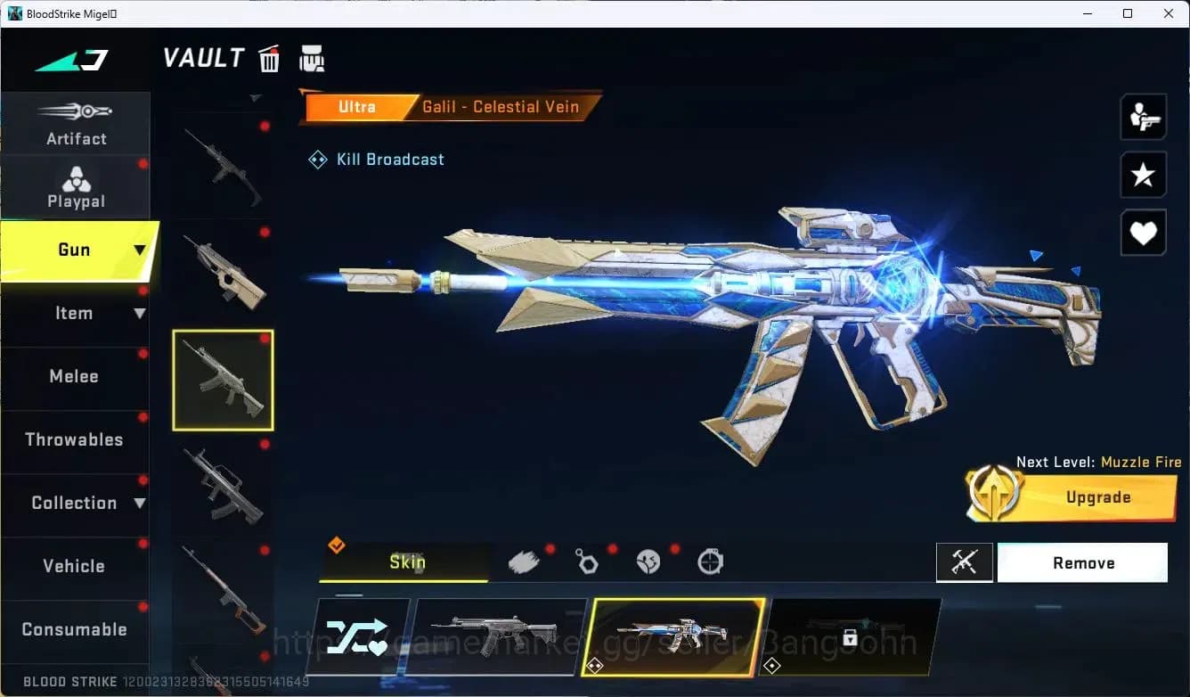 Blood Strike Accounts ASIA |Limited mp155-hotblast,RPK-VERMILION,MP7-VER image 14