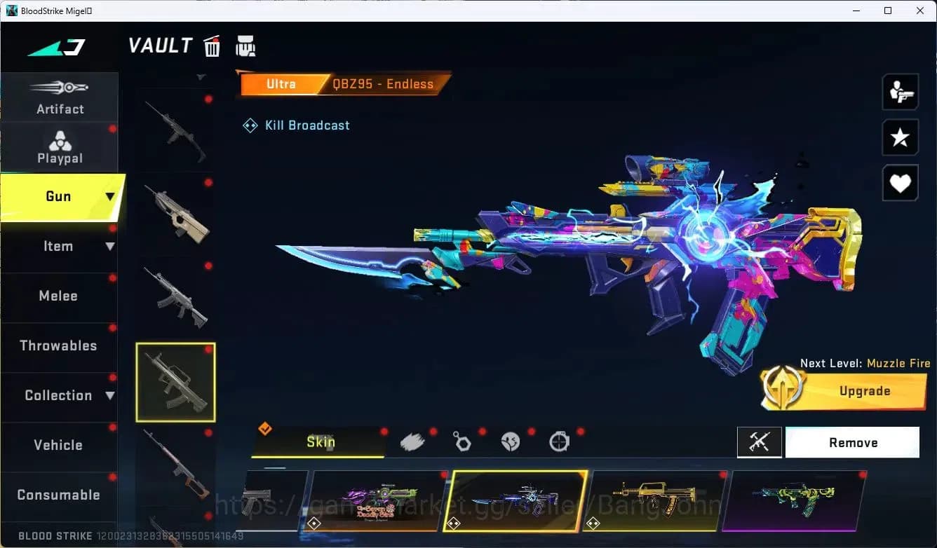 Blood Strike Accounts ASIA |Limited mp155-hotblast,RPK-VERMILION,MP7-VER image 15