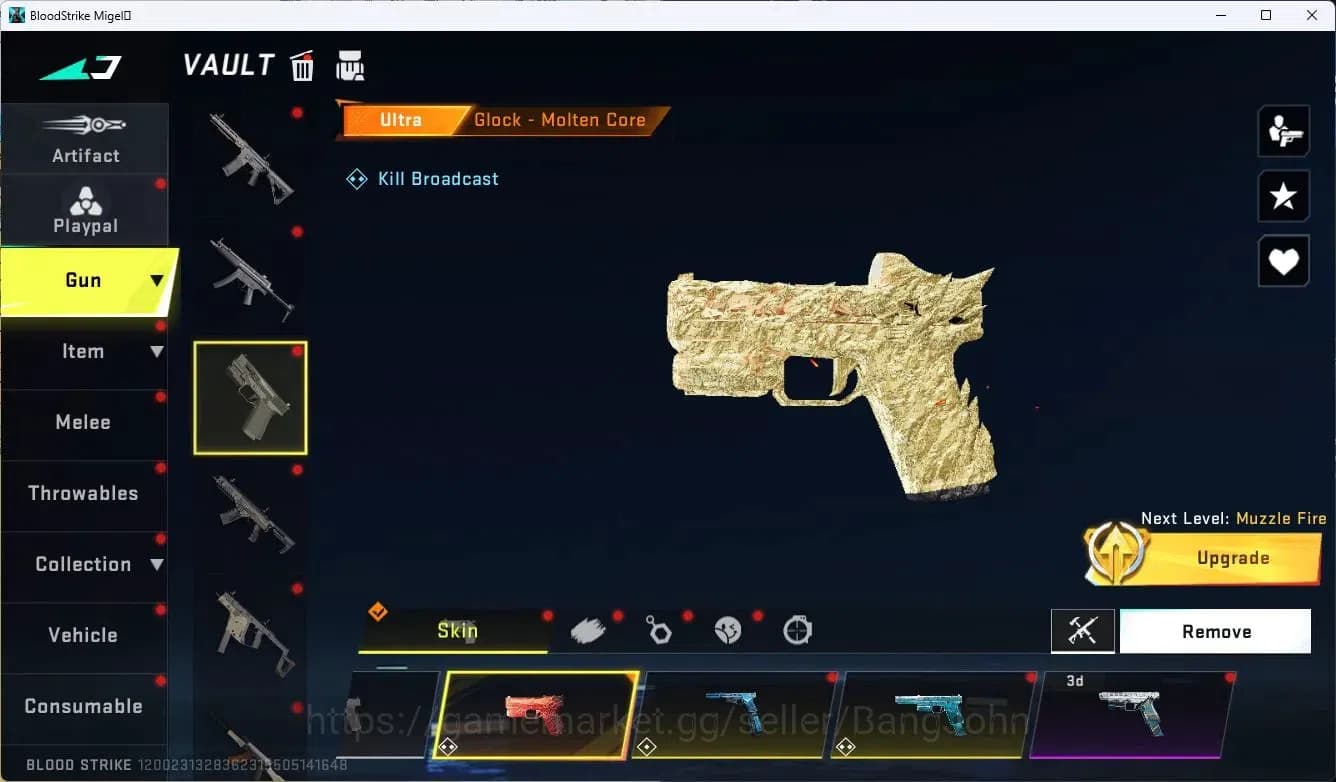 Blood Strike Accounts ASIA |Limited mp155-hotblast,RPK-VERMILION,MP7-VER image 7