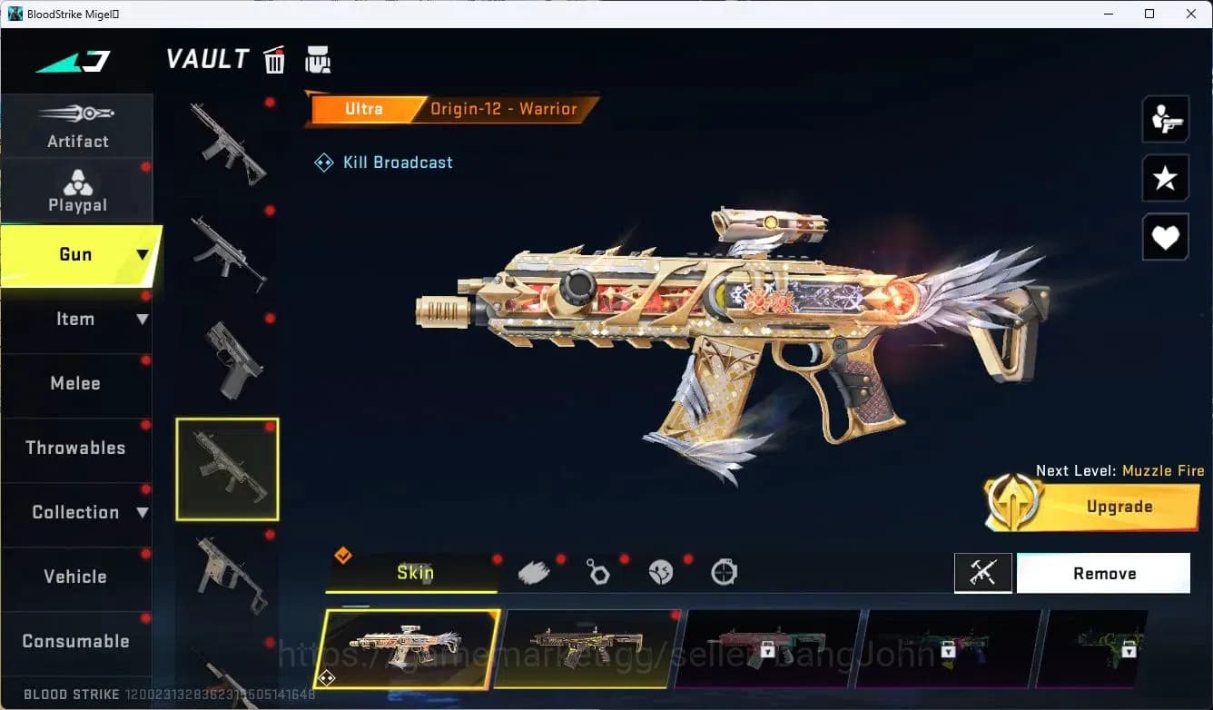 Blood Strike Accounts ASIA |Limited mp155-hotblast,RPK-VERMILION,MP7-VER image 8