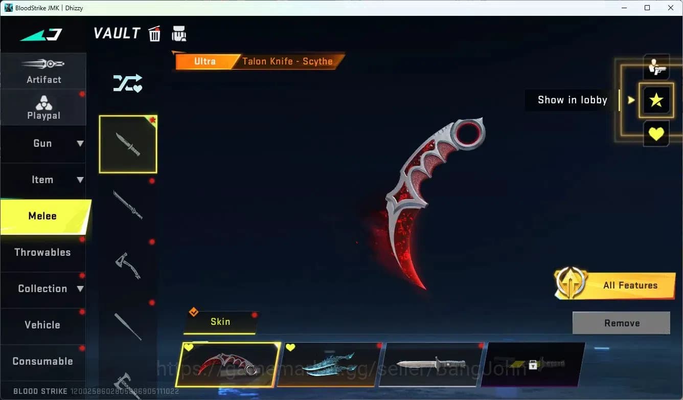 Blood Strike Accounts ASIA | EVO FAL-Evolved Draco | Limited MP155-Hotbl image 11