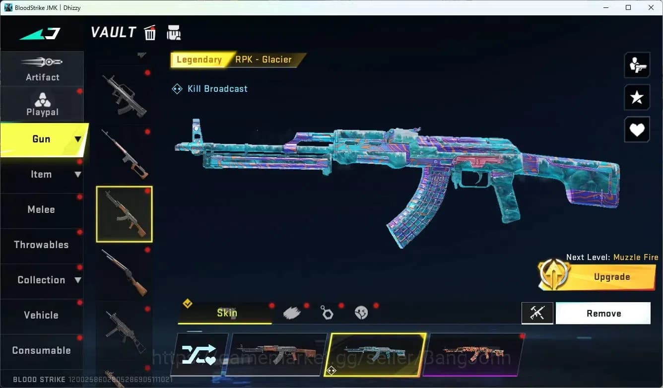 Blood Strike Accounts ASIA | EVO FAL-Evolved Draco | Limited MP155-Hotbl image 16