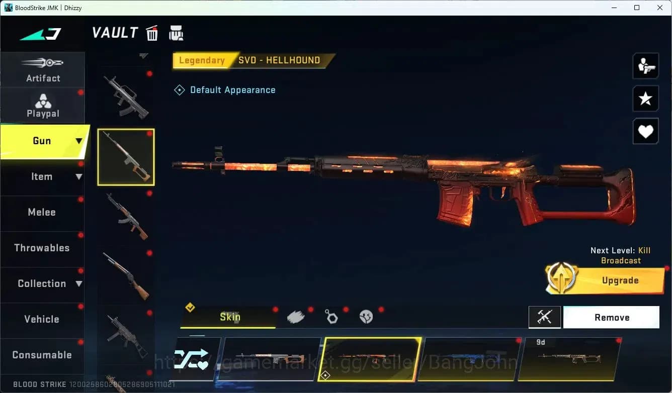 Blood Strike Accounts ASIA | EVO FAL-Evolved Draco | Limited MP155-Hotbl image 17