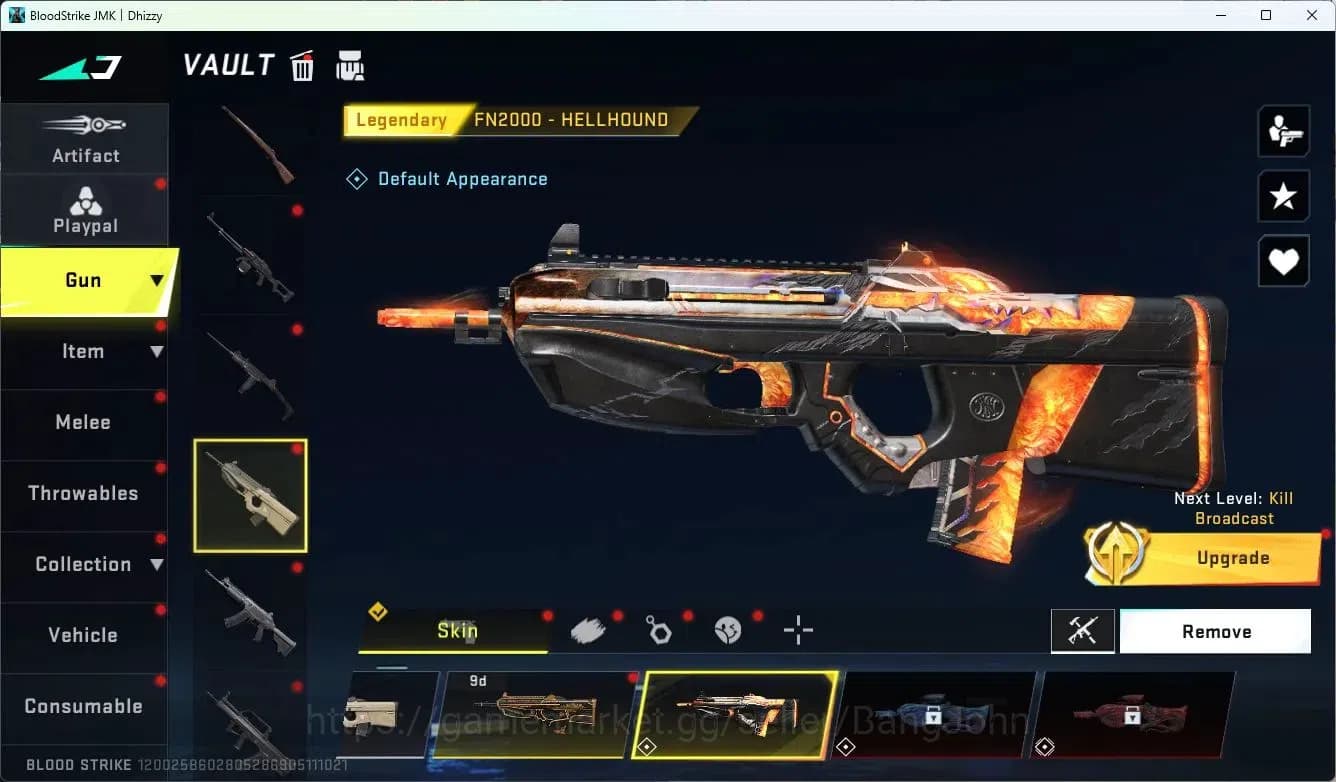 Blood Strike Accounts ASIA | EVO FAL-Evolved Draco | Limited MP155-Hotbl image 19
