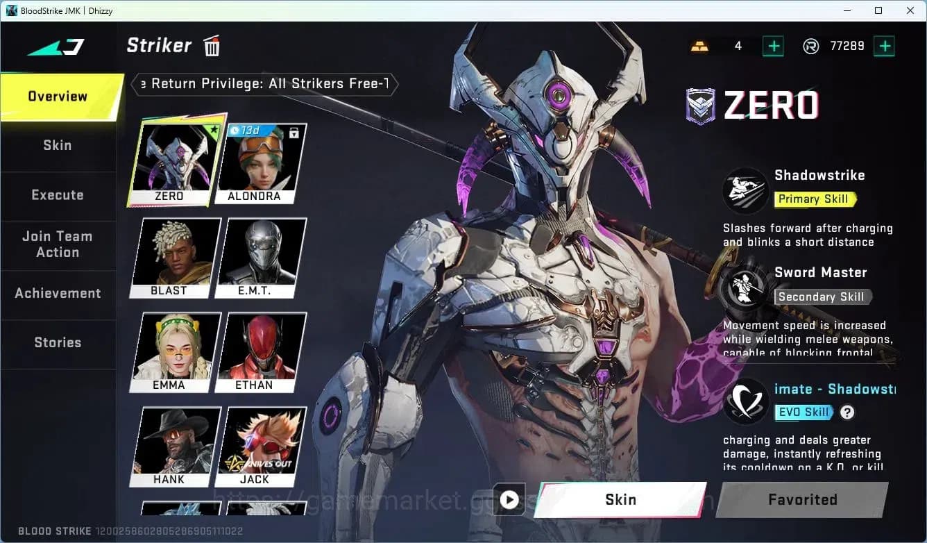 Blood Strike Accounts ASIA | EVO FAL-Evolved Draco | Limited MP155-Hotbl image 4