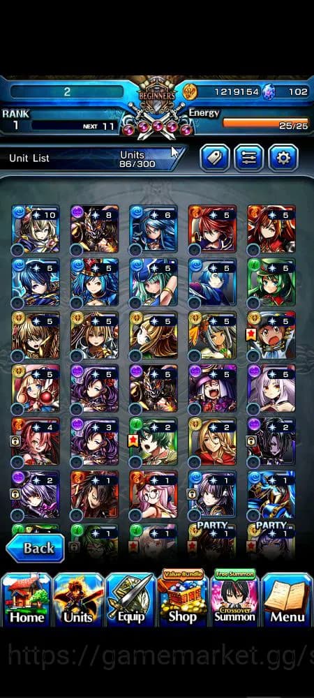 Grand Summoners Accounts Global|Rank 1|102 cc|11 Ascend|2x Summer Miyu,Chlo image 10