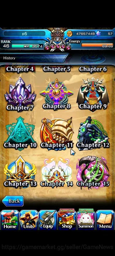 Grand Summoners Accounts Global|Rank 46|8 Ascend|Sayaka,MadokaTW,S MiyuTW,K image 15
