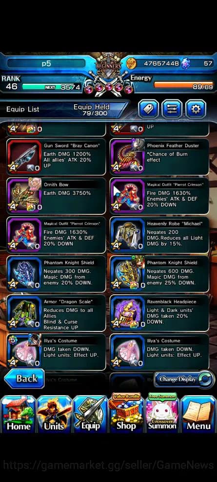 Grand Summoners Accounts Global|Rank 46|8 Ascend|Sayaka,MadokaTW,S MiyuTW,K image 7
