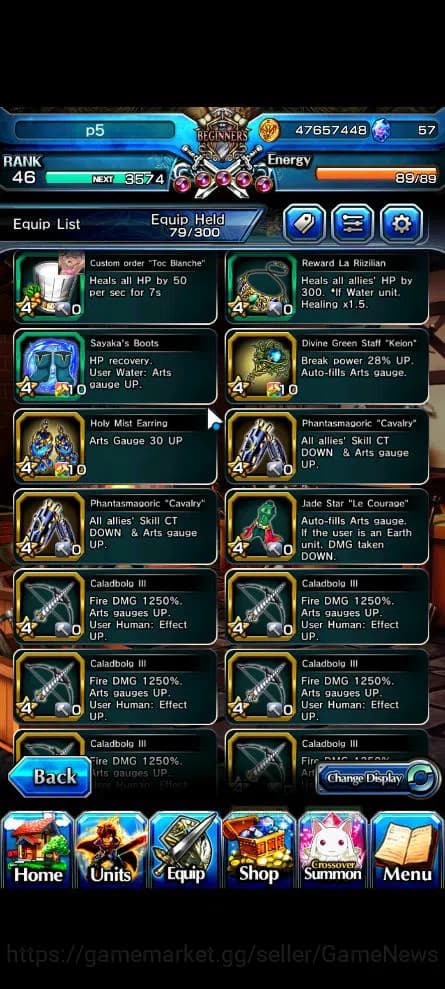 Grand Summoners Accounts Global|Rank 46|8 Ascend|Sayaka,MadokaTW,S MiyuTW,K image 9