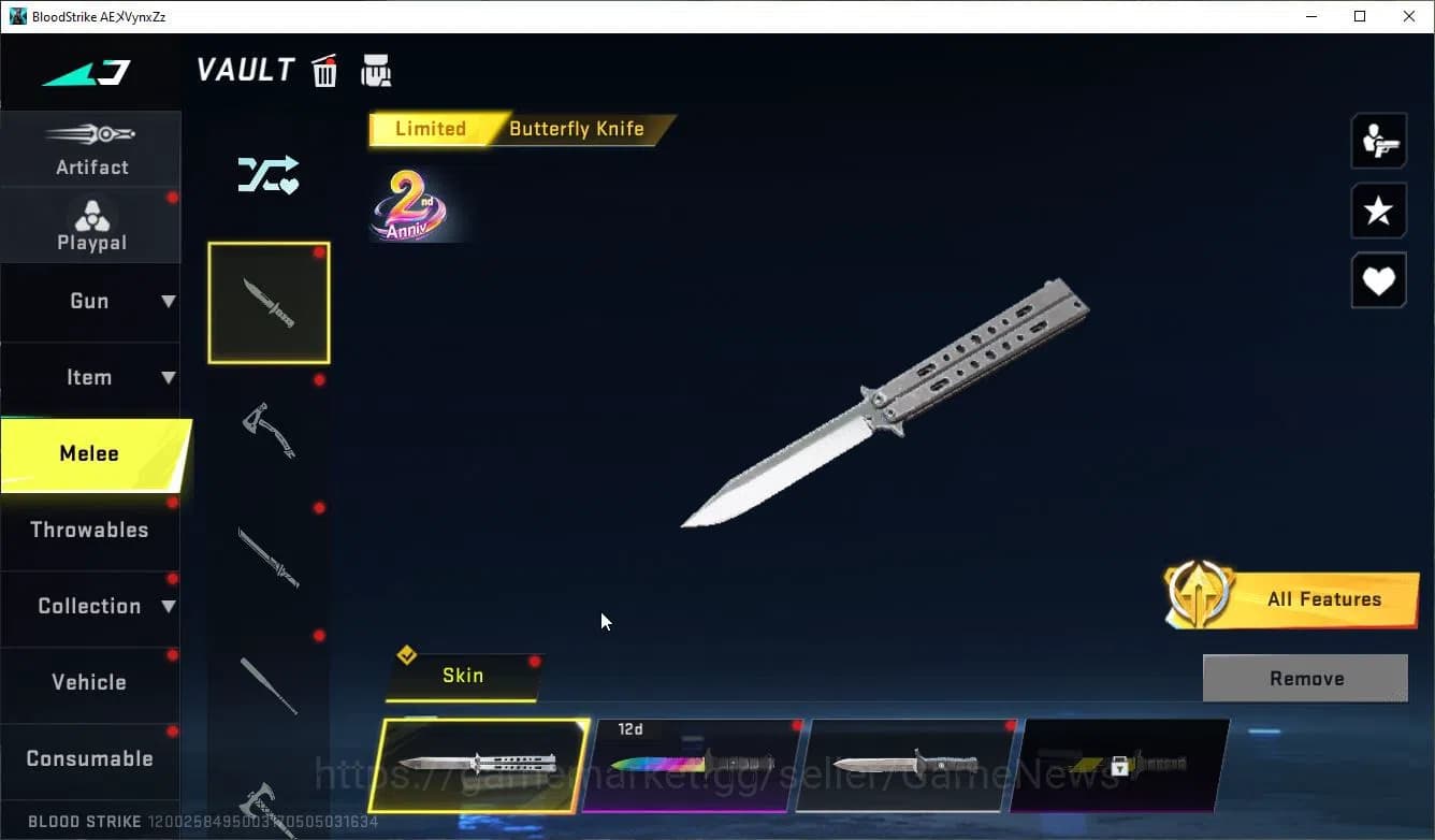 Blood Strike Accounts ASIA|MELE AXE-Crystal+Colab 7DS Karl98,QBZ95,BLEAC image 12