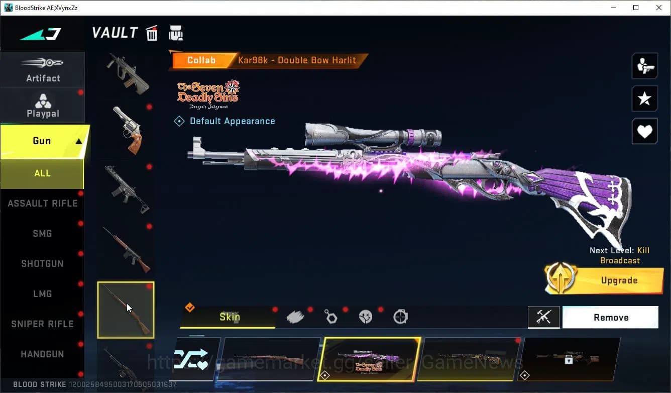 Blood Strike Accounts ASIA|MELE AXE-Crystal+Colab 7DS Karl98,QBZ95,BLEAC image 14