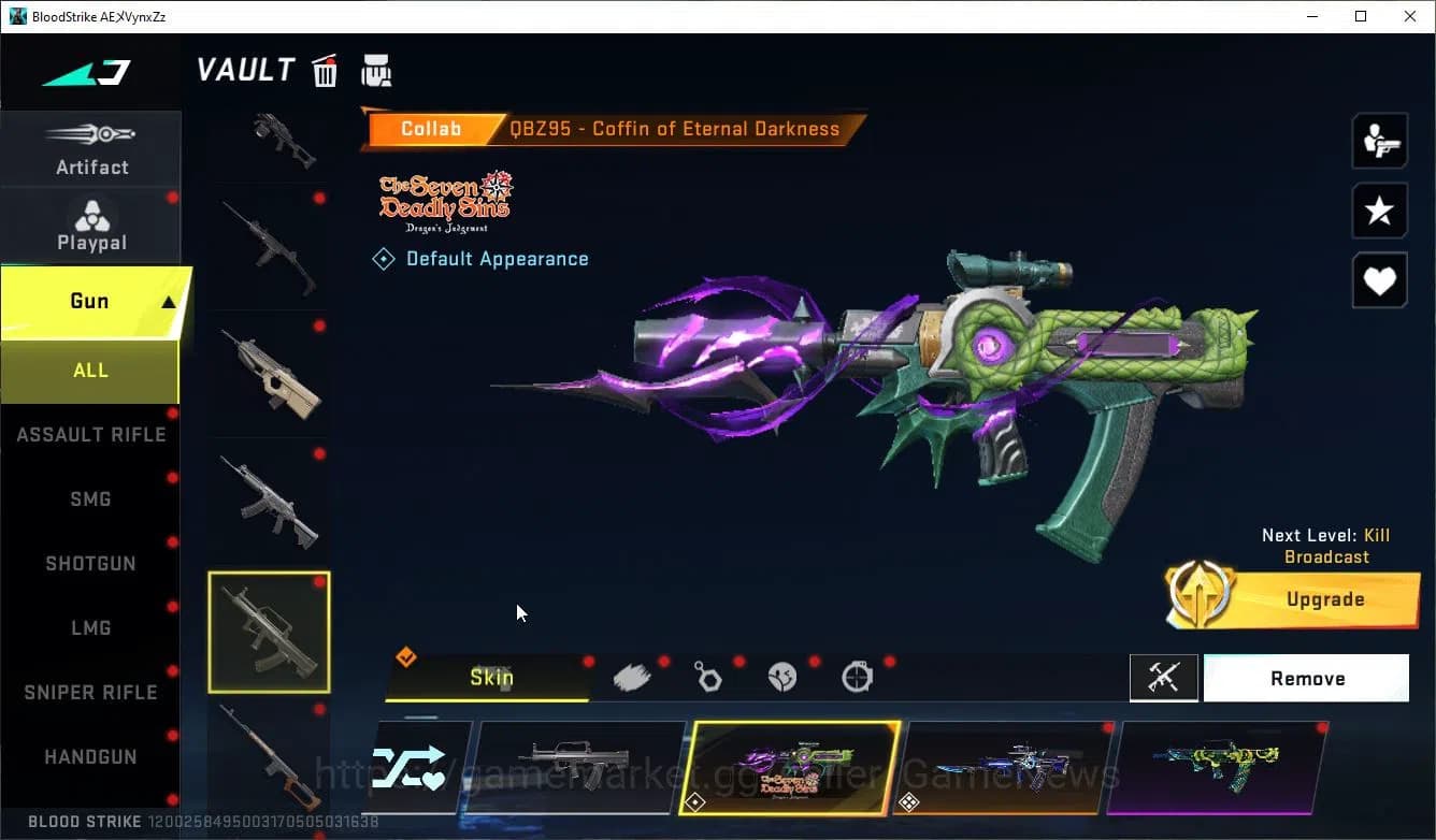 Blood Strike Accounts ASIA|MELE AXE-Crystal+Colab 7DS Karl98,QBZ95,BLEAC image 15