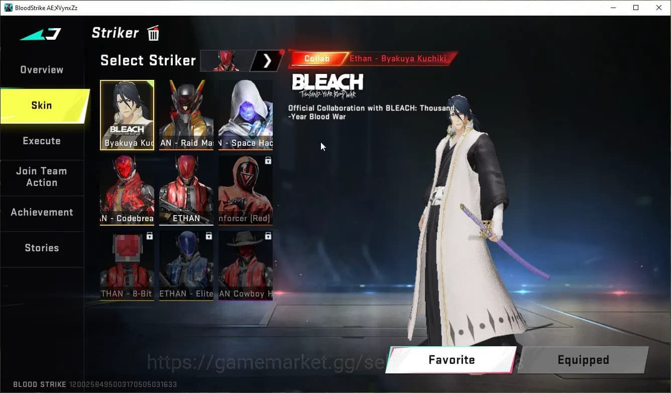 Blood Strike Accounts ASIA|MELE AXE-Crystal+Colab 7DS Karl98,QBZ95,BLEAC image 3