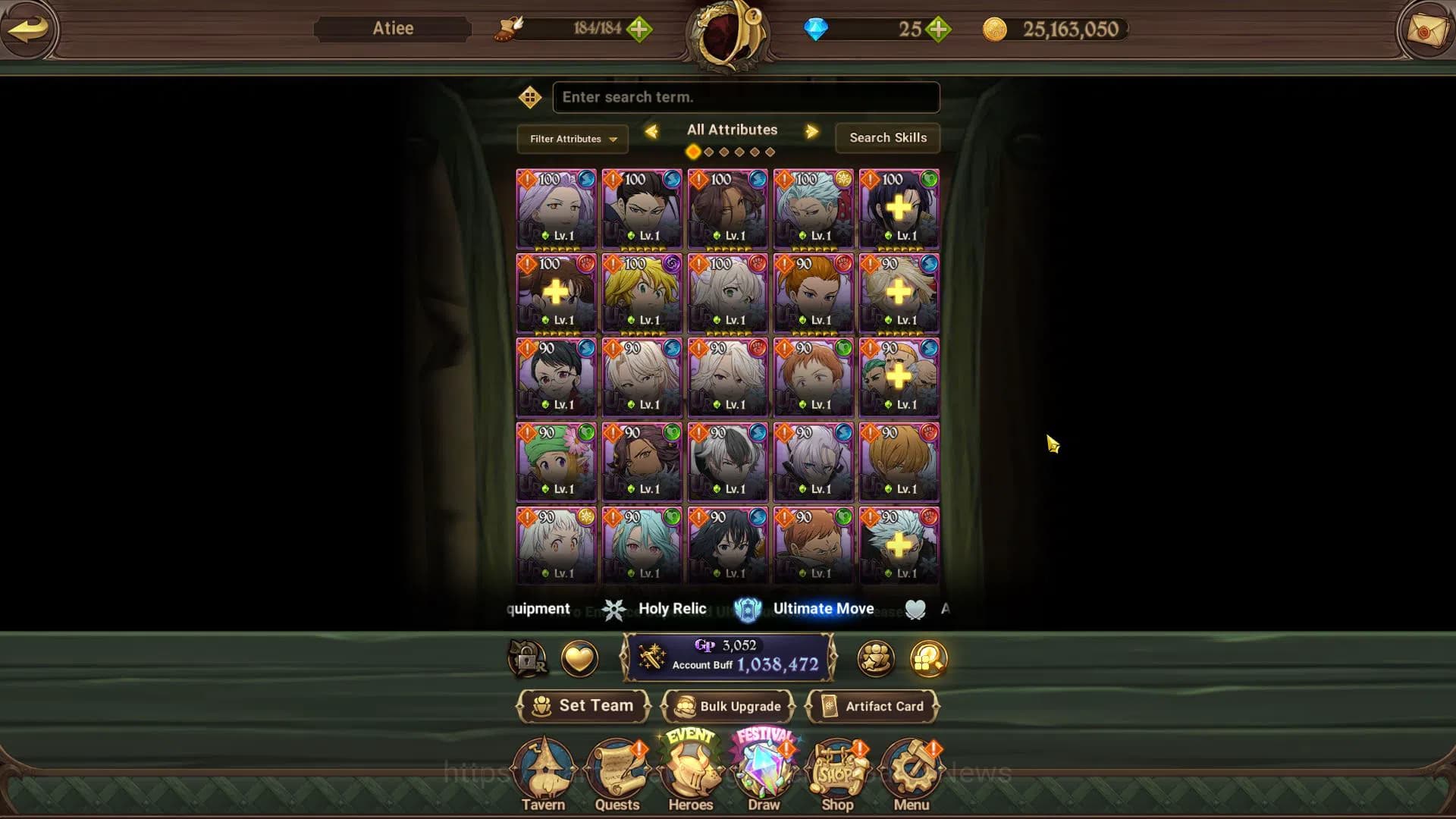 The Seven Deadly Sins: Grand Cross Accounts Global|1M CC|Starter Ch5|5UR| Nightmare Salos,Merl image 1