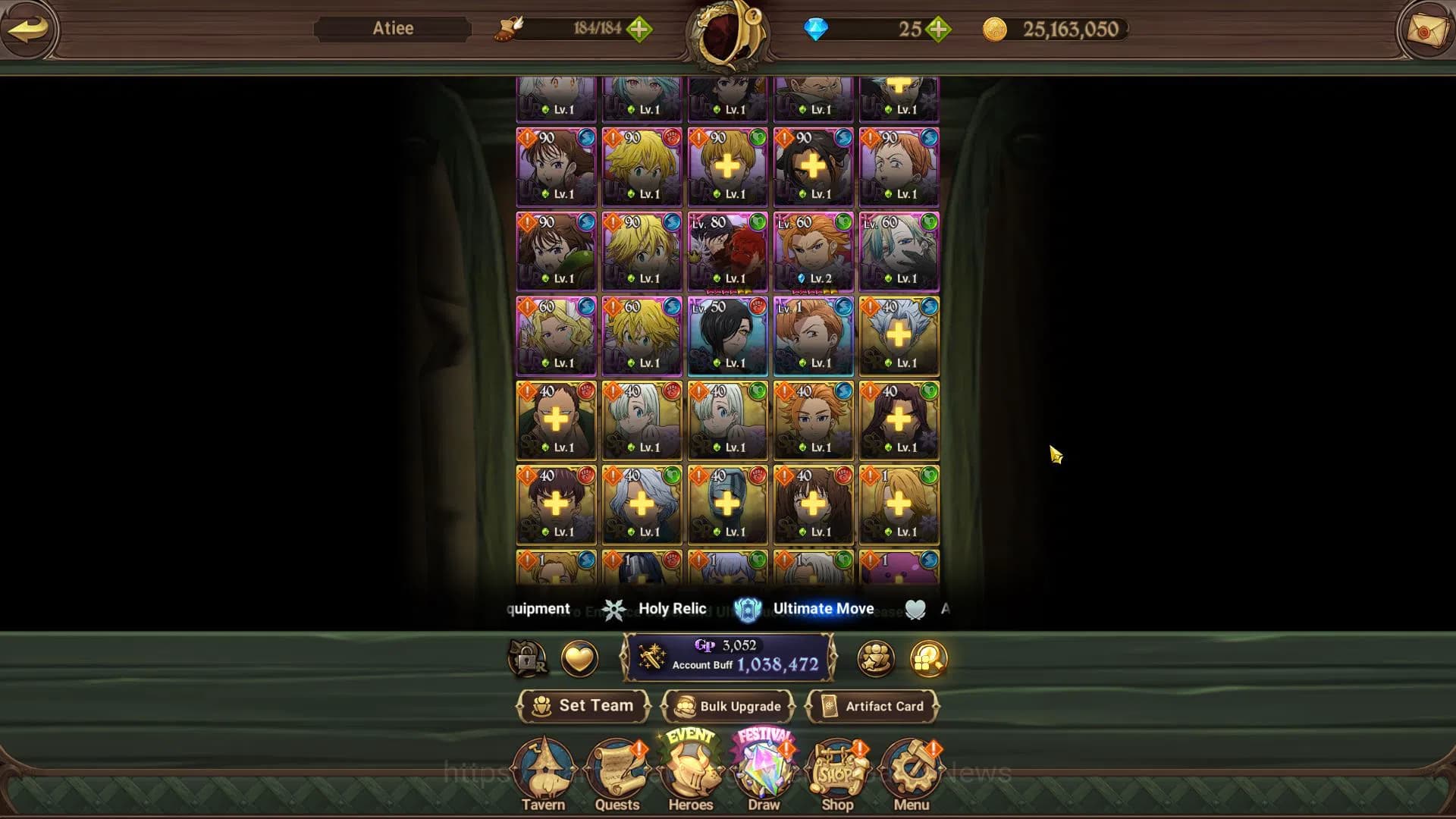 The Seven Deadly Sins: Grand Cross Accounts Global|1M CC|Starter Ch5|5UR| Nightmare Salos,Merl image 8
