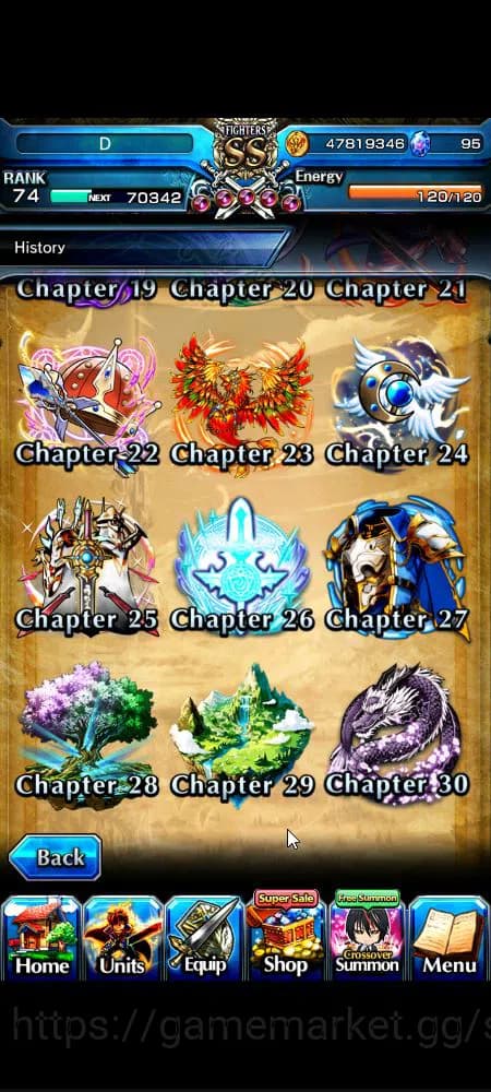 Grand Summoners Accounts Global|Rank 74|16 Ascend+ 5 TW|[Inumuta,Ubel,Frier image 10
