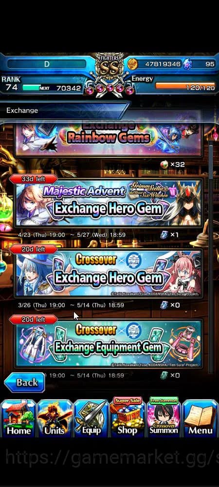 Grand Summoners Accounts Global|Rank 74|16 Ascend+ 5 TW|[Inumuta,Ubel,Frier image 11