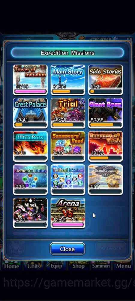 Grand Summoners Accounts Global|Rank 74|16 Ascend+ 5 TW|[Inumuta,Ubel,Frier image 12