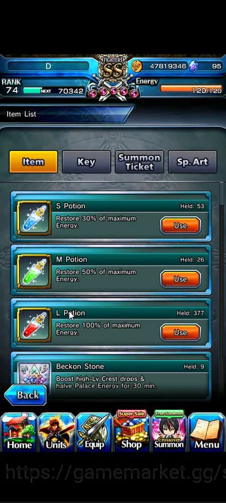 Grand Summoners Accounts Global|Rank 74|16 Ascend+ 5 TW|[Inumuta,Ubel,Frier image 13