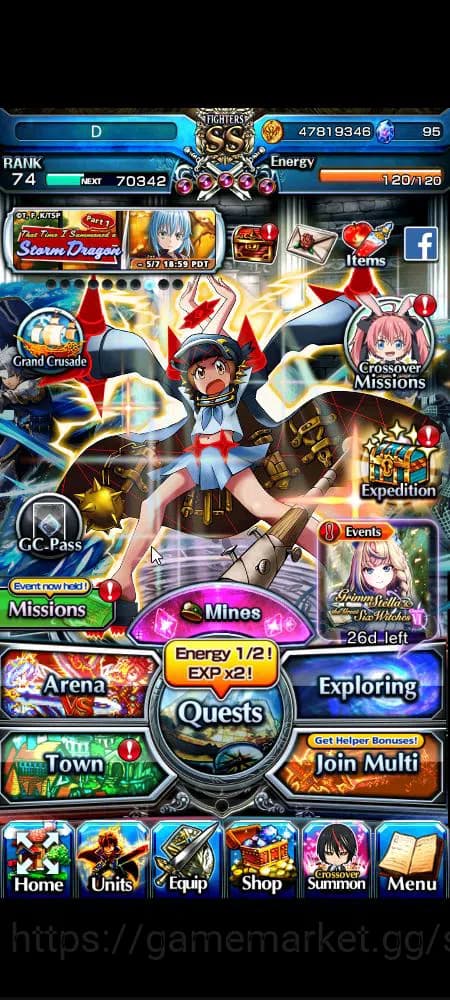 Grand Summoners Accounts Global|Rank 74|16 Ascend+ 5 TW|[Inumuta,Ubel,Frier image 14