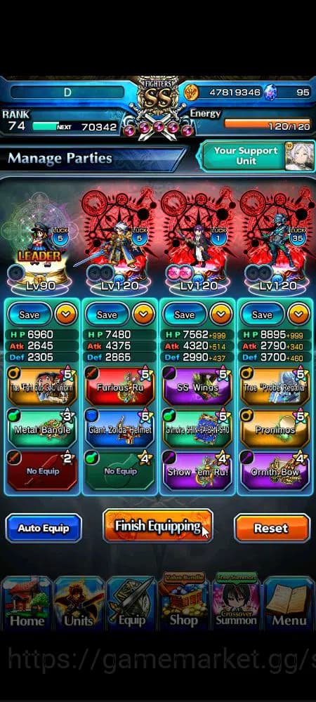 Grand Summoners Accounts Global|Rank 74|16 Ascend+ 5 TW|[Inumuta,Ubel,Frier image 17