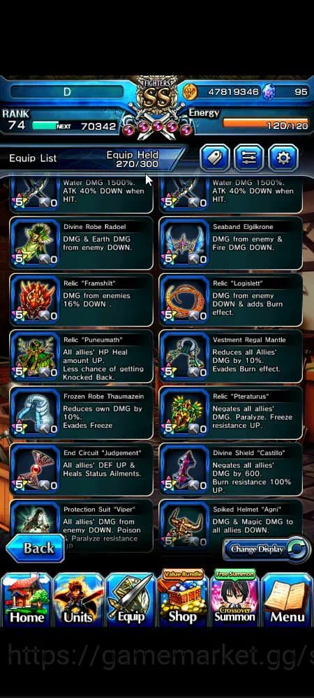 Grand Summoners Accounts Global|Rank 74|16 Ascend+ 5 TW|[Inumuta,Ubel,Frier image 5