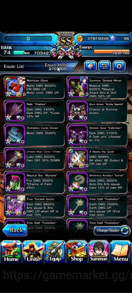 Grand Summoners Accounts Global|Rank 74|16 Ascend+ 5 TW|[Inumuta,Ubel,Frier image 8