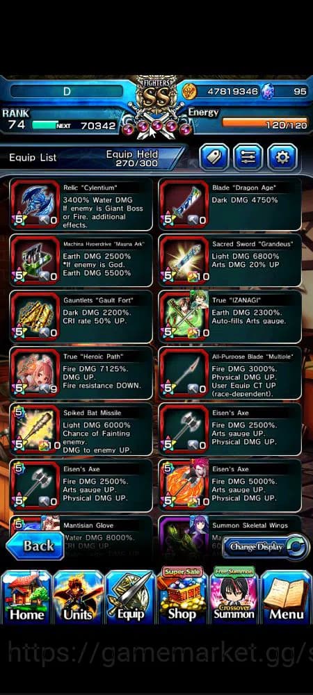 Grand Summoners Accounts Global|Rank 74|16 Ascend+ 5 TW|[Inumuta,Ubel,Frier image 9