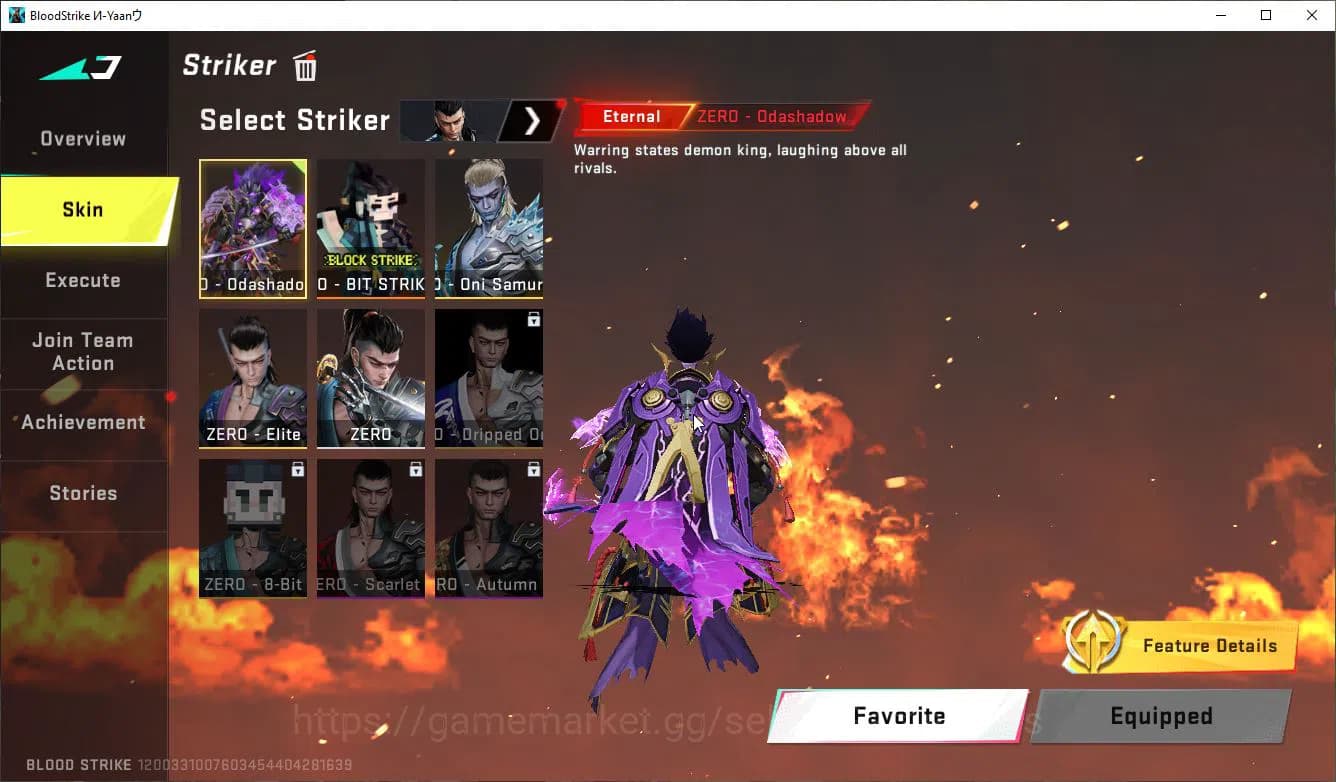 Blood Strike Accounts ASIA|ETERNAL [Zero,MELE ChainBlade,(MAX UZI-Scorpi image 3