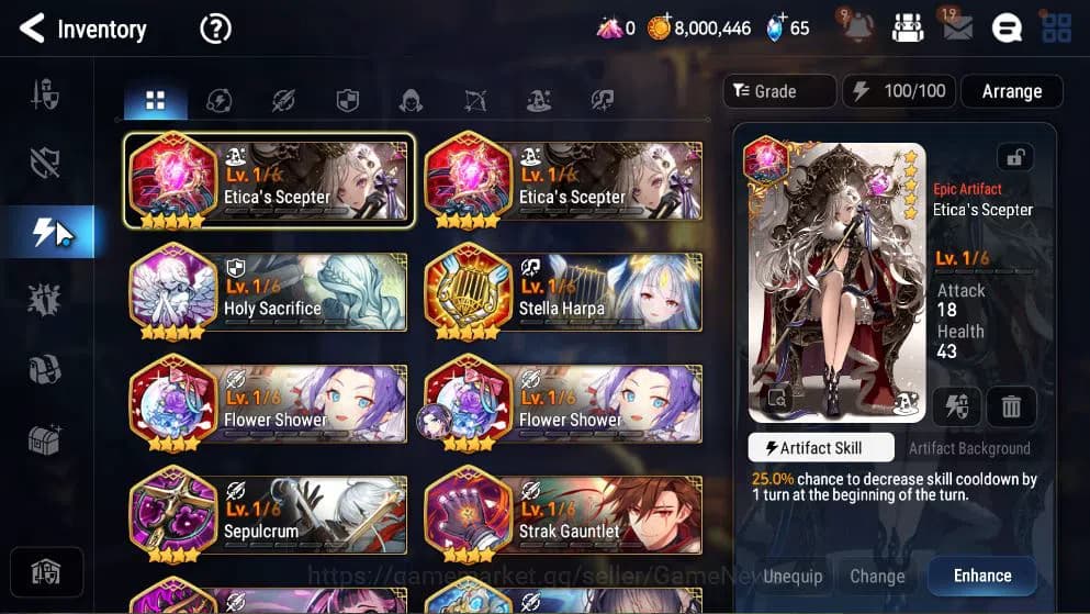 Epic Seven Accounts GLOBAL Unverif|New Era|4 ML(Salome, NC Landy)+ Set image 8
