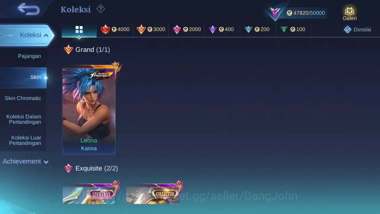 Mobile Legends: Bang Bang Accounts GLOBAL Hero 132 Skin 215 | Luckybox Eudora | KOF k image 1