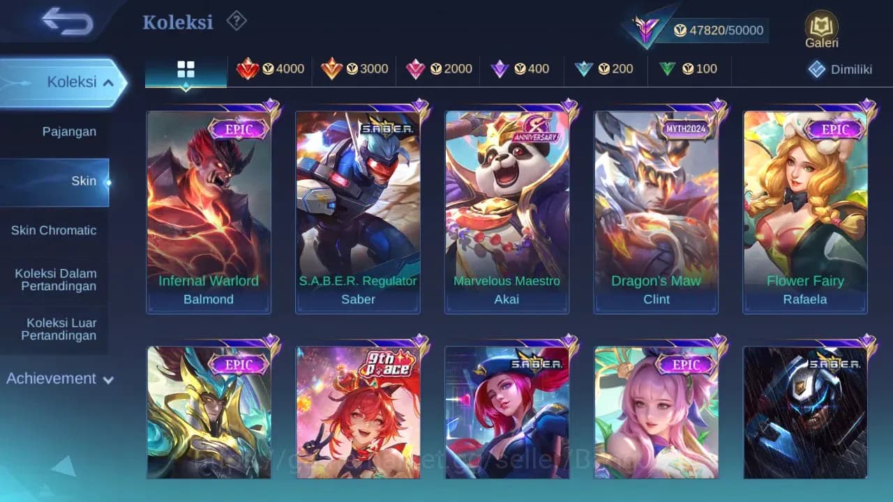 Mobile Legends: Bang Bang Accounts GLOBAL Hero 132 Skin 215 | Luckybox Eudora | KOF k image 3
