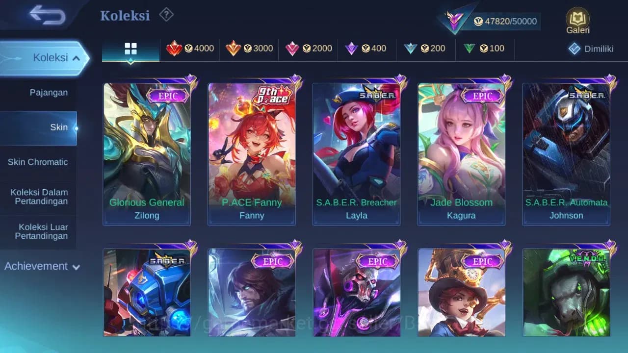 Mobile Legends: Bang Bang Accounts GLOBAL Hero 132 Skin 215 | Luckybox Eudora | KOF k image 4