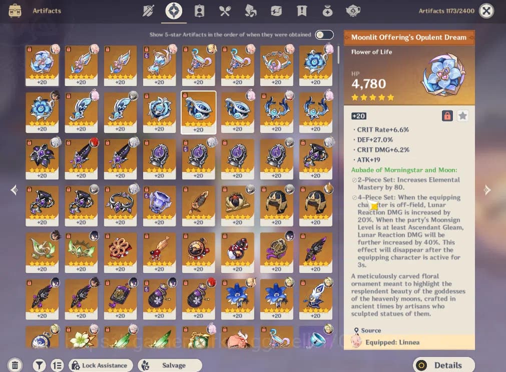 Genshin Impact Accounts ASIA | AR55 | Zibai C2, Linea, Kazuha, Yelan Core image 15