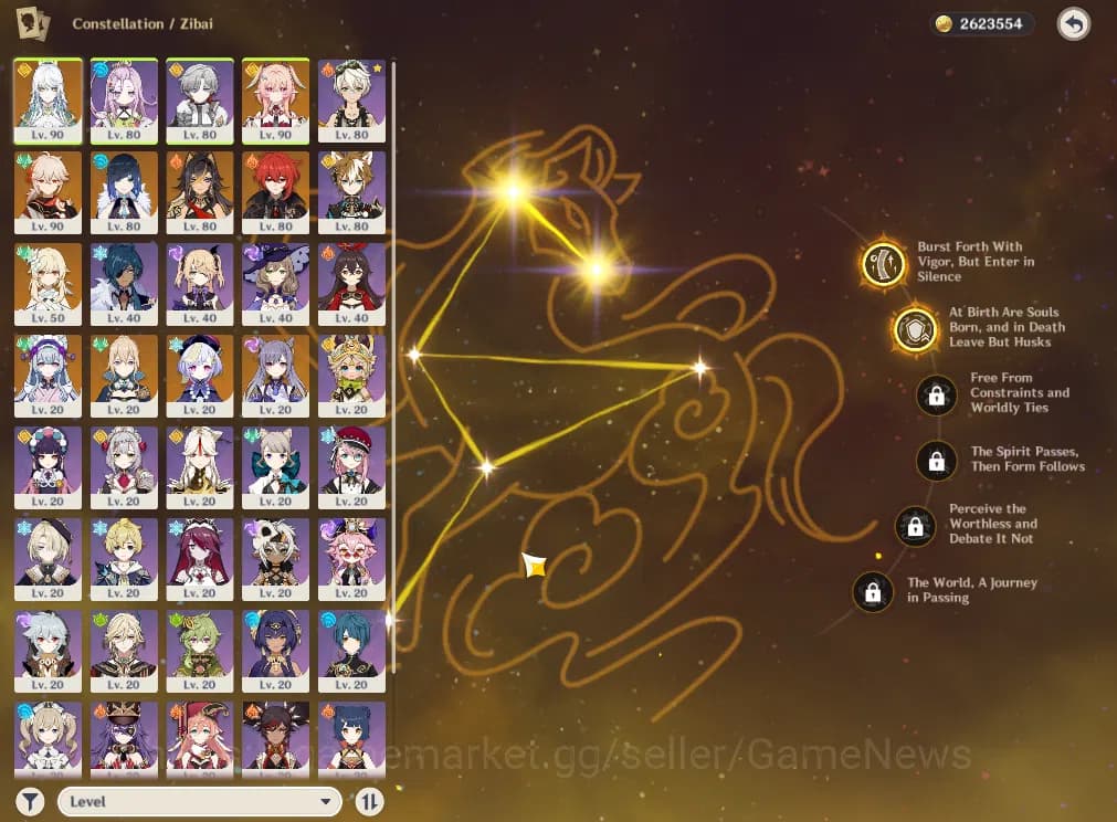 Genshin Impact Accounts ASIA | AR55 | Zibai C2, Linea, Kazuha, Yelan Core image 17