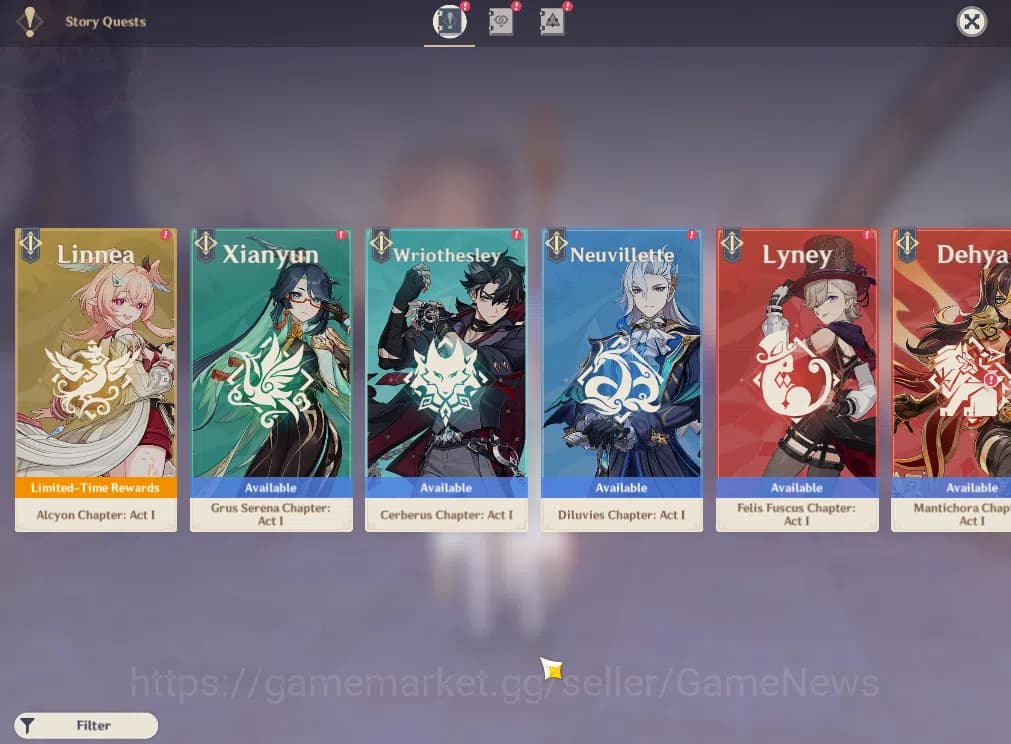 Genshin Impact Accounts ASIA | AR55 | Zibai C2, Linea, Kazuha, Yelan Core image 7