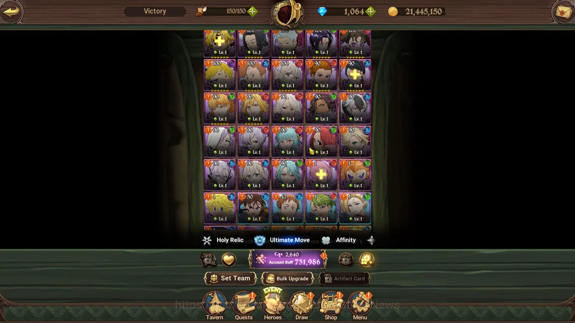 The Seven Deadly Sins: Grand Cross Accounts Asia|731K CC|Starter Ch4|1064 DM|3 UR| Gowther, Ar image 4