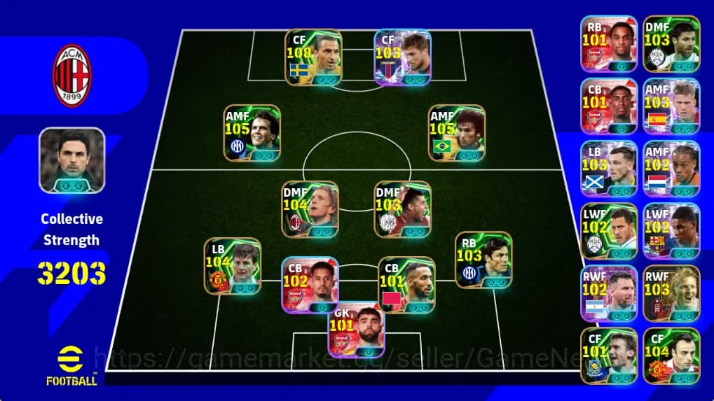 eFootball Accounts Mobile|PhenomPass(Dani Olmo),Willpower(Dirk Kuyt), image 1