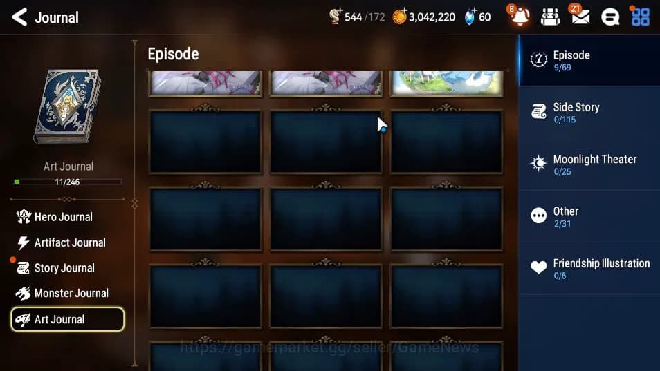 Epic Seven Accounts GLOBAL Unverif |New Era| 3 ML (LOT Scales,LH Cermi image 17