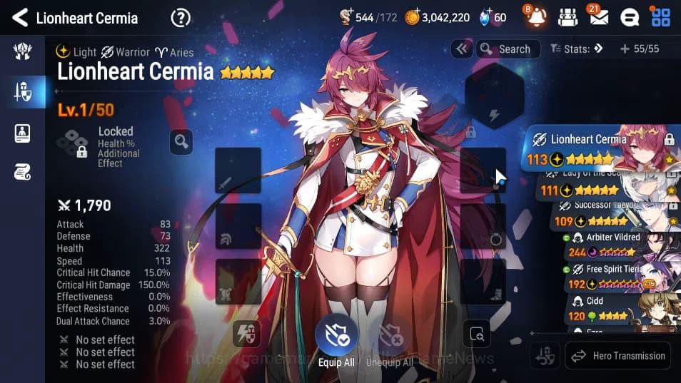 Epic Seven Accounts GLOBAL Unverif |New Era| 3 ML (LOT Scales,LH Cermi image 4