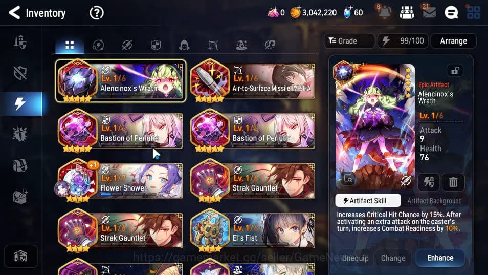 Epic Seven Accounts GLOBAL Unverif |New Era| 3 ML (LOT Scales,LH Cermi image 8