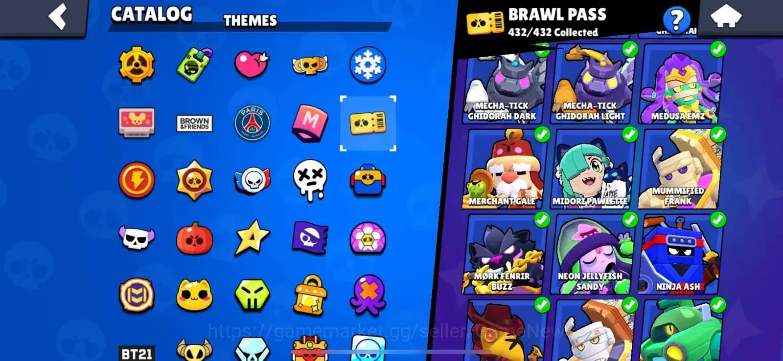 Brawl Stars Accounts Lvl 237|87063 Trophy|100 Brawlers|432 Skins brawl image 10