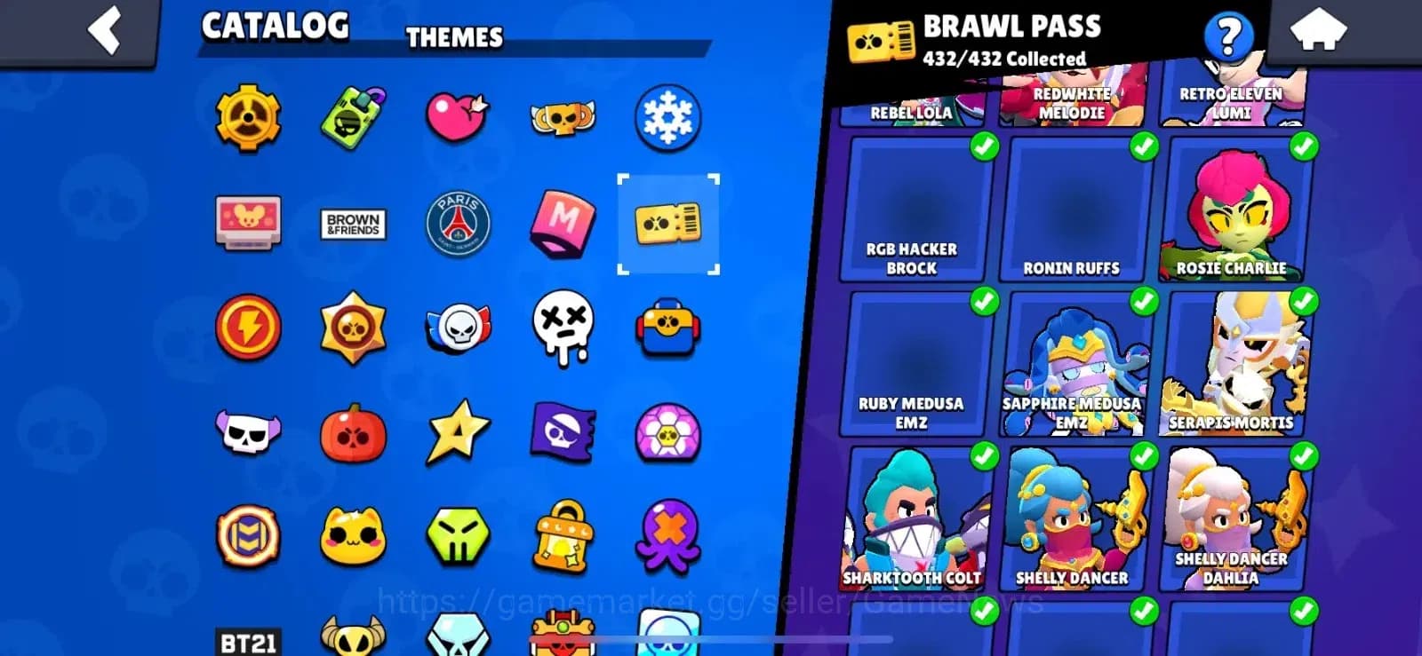 Brawl Stars Accounts Lvl 237|87063 Trophy|100 Brawlers|432 Skins brawl image 11