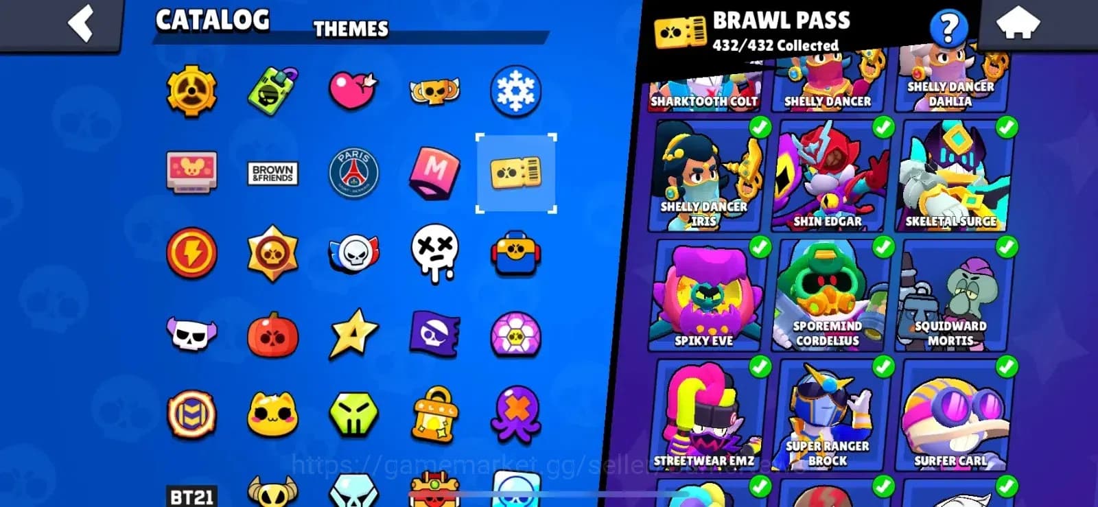 Brawl Stars Accounts Lvl 237|87063 Trophy|100 Brawlers|432 Skins brawl image 12