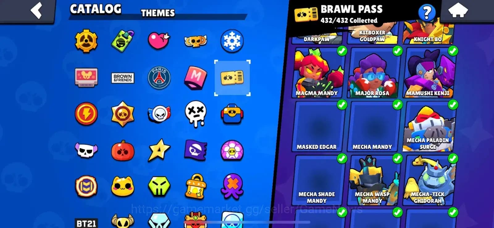 Brawl Stars Accounts Lvl 237|87063 Trophy|100 Brawlers|432 Skins brawl image 14