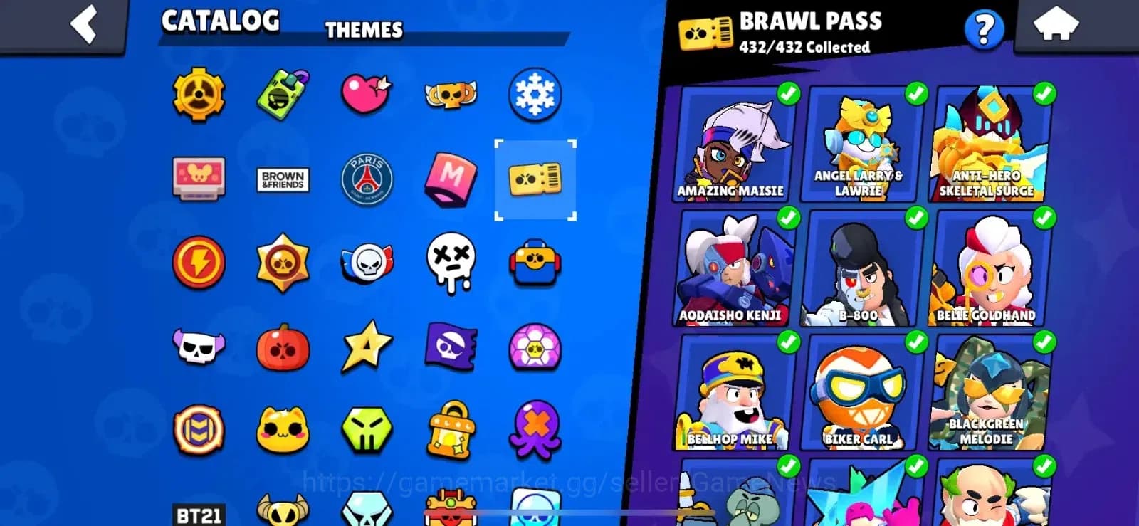 Brawl Stars Accounts Lvl 237|87063 Trophy|100 Brawlers|432 Skins brawl image 3