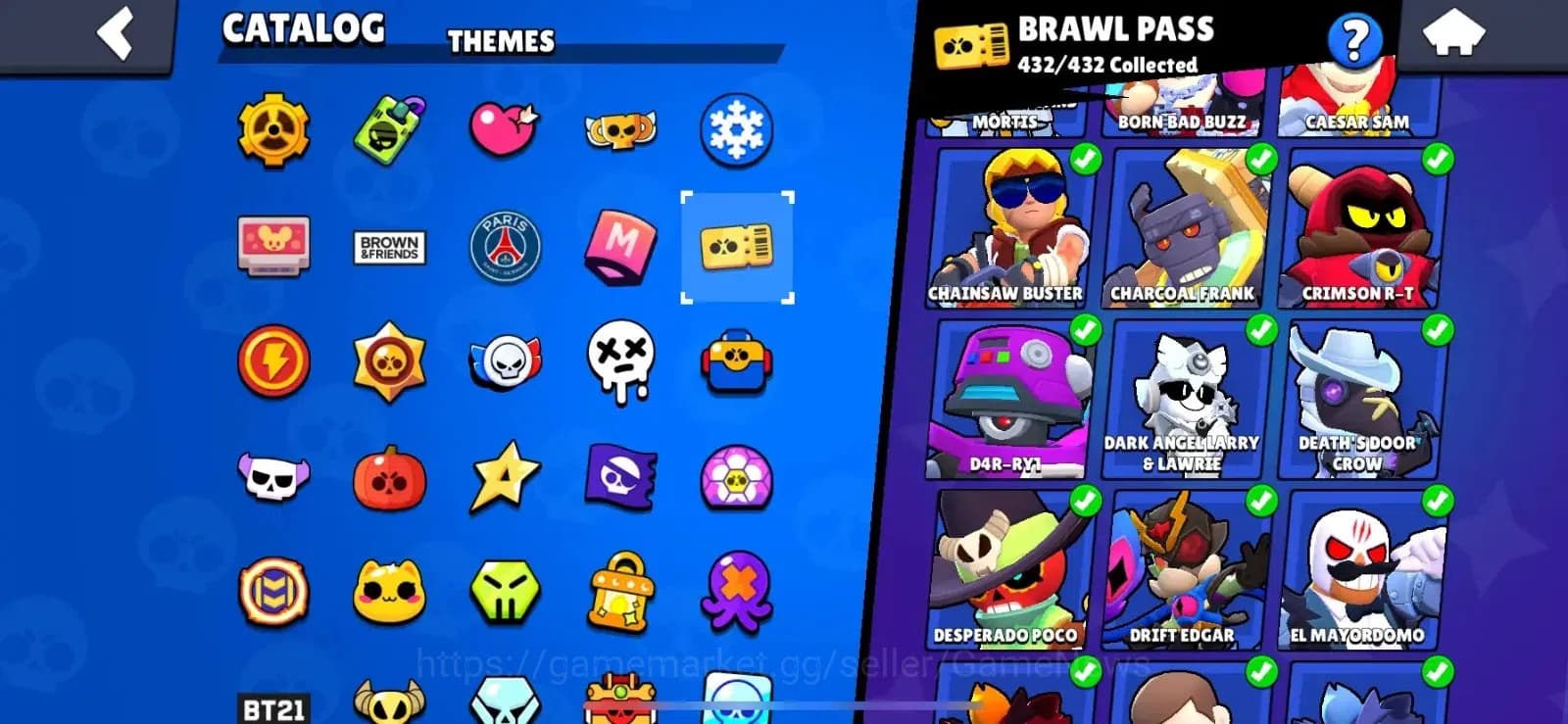 Brawl Stars Accounts Lvl 237|87063 Trophy|100 Brawlers|432 Skins brawl image 5