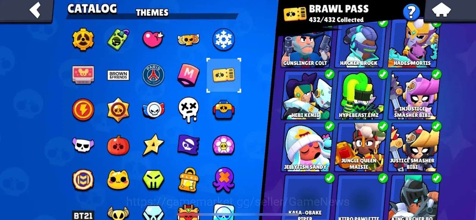 Brawl Stars Accounts Lvl 237|87063 Trophy|100 Brawlers|432 Skins brawl image 6
