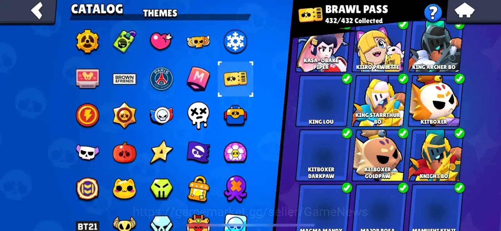 Brawl Stars Accounts Lvl 237|87063 Trophy|100 Brawlers|432 Skins brawl image 8