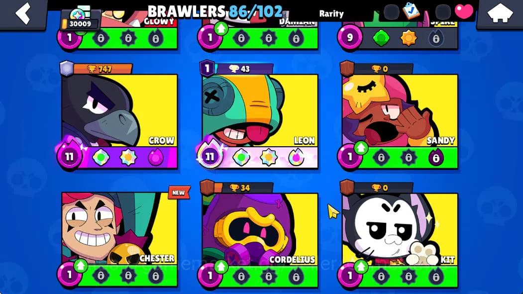 Brawl Stars Accounts 30K Trophy|15K Bling+217 Gem|86 Brawler 18 Max 2 U image 11